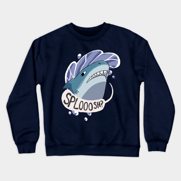 Shark Noises Crewneck Sweatshirt by goccart